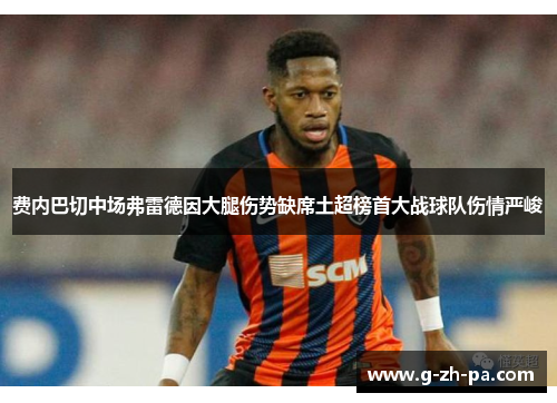 费内巴切中场弗雷德因大腿伤势缺席土超榜首大战球队伤情严峻 费内巴切中场弗雷德因大腿伤势缺席土超榜首大战球队伤情严峻